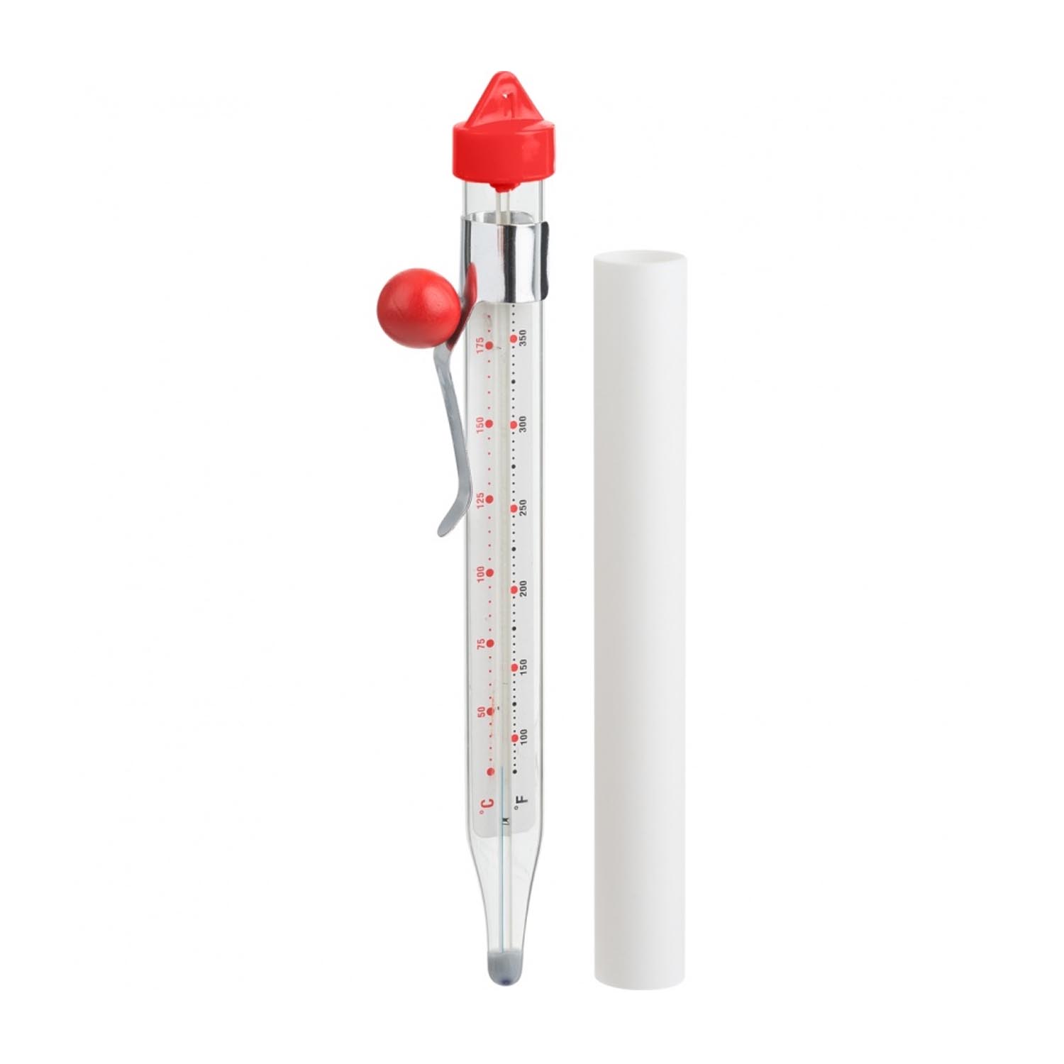 Thermomètre pour la fabrication de bougies - Thermomètre à bougie avec clip  et zones de température faciles à lire pour la fabrication de bougies :  : Maison