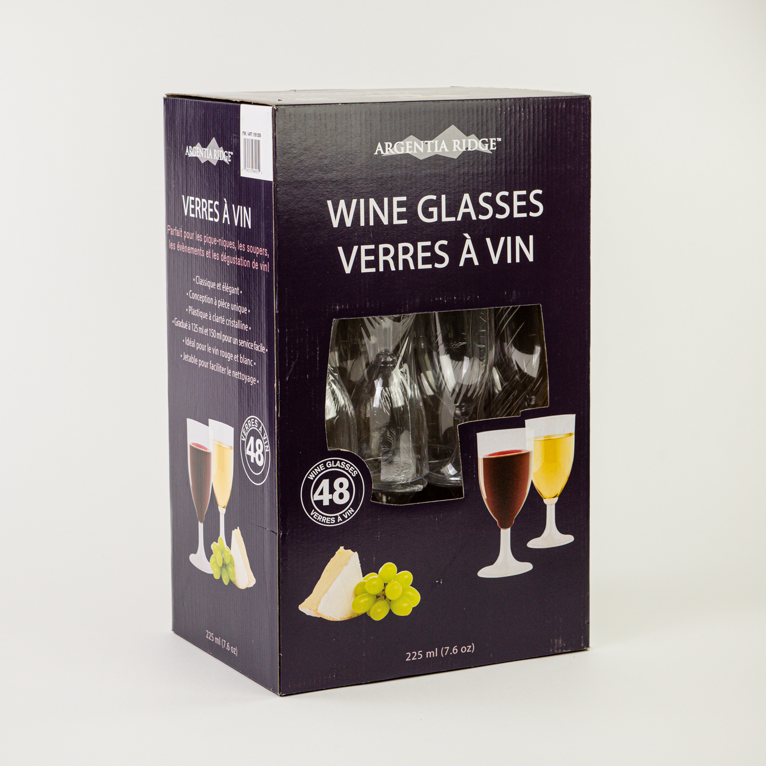 Verre à Vin 8oz Plastique (24/cs) - GET Entreprise Inc. - Doyon Després