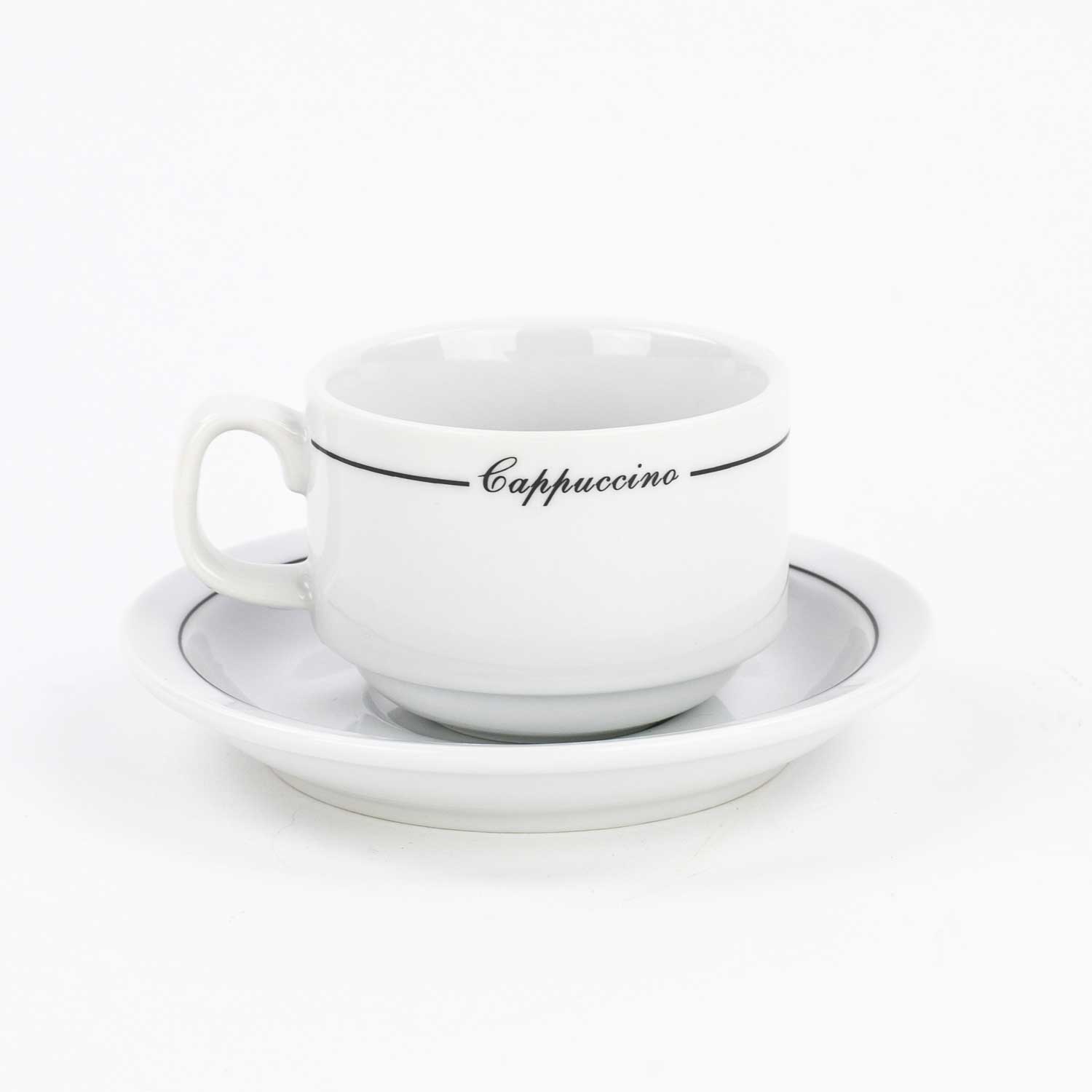Tasse en porcelaine pour cappuccino 8 oz / 235 ml - Tasse à café et  soucoupe