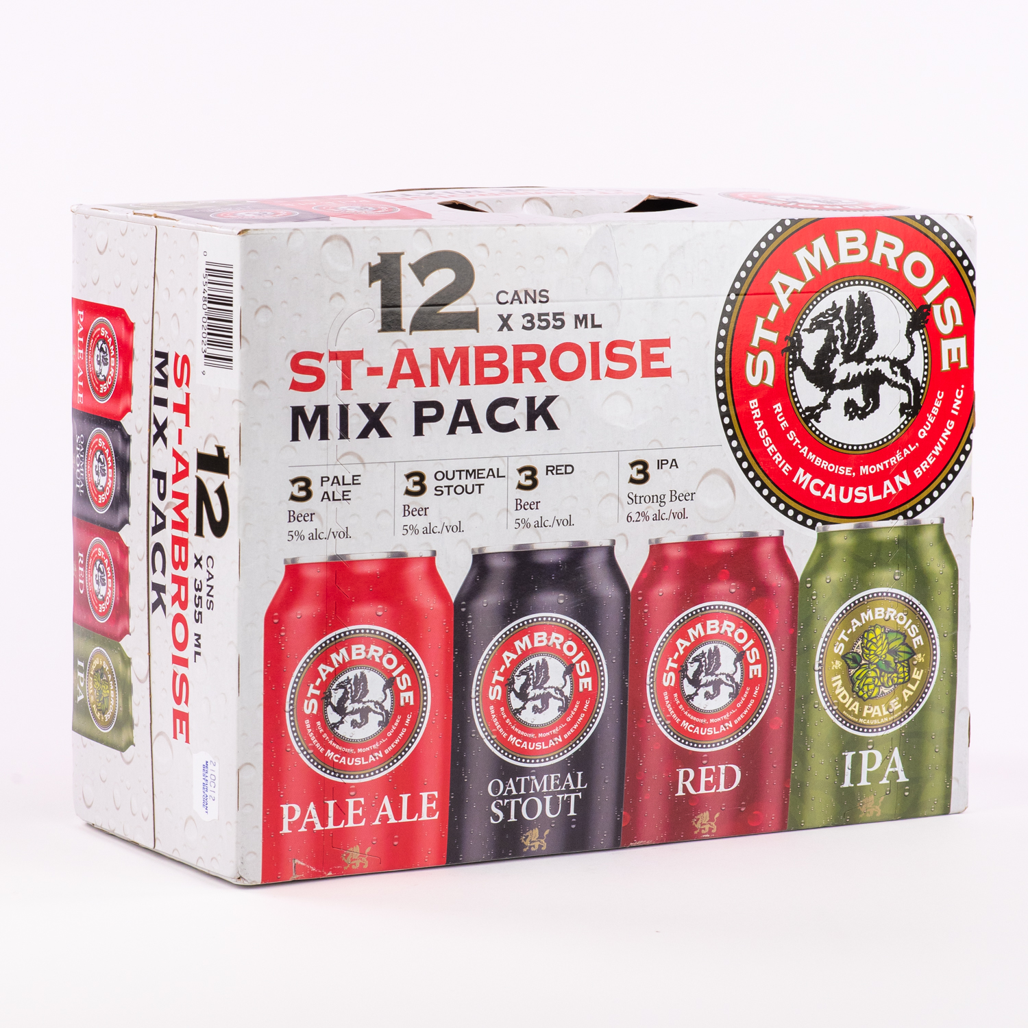 Coffret cadeau : bières canadiennes Saint Ambroise