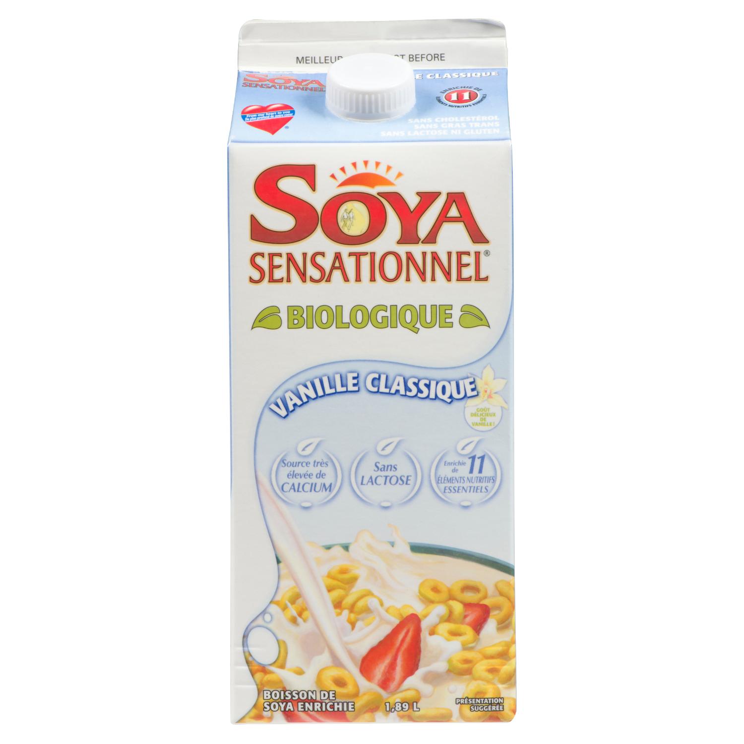 Lait de soja Bio Soy Lait de soja à la vanille Bio 1L
