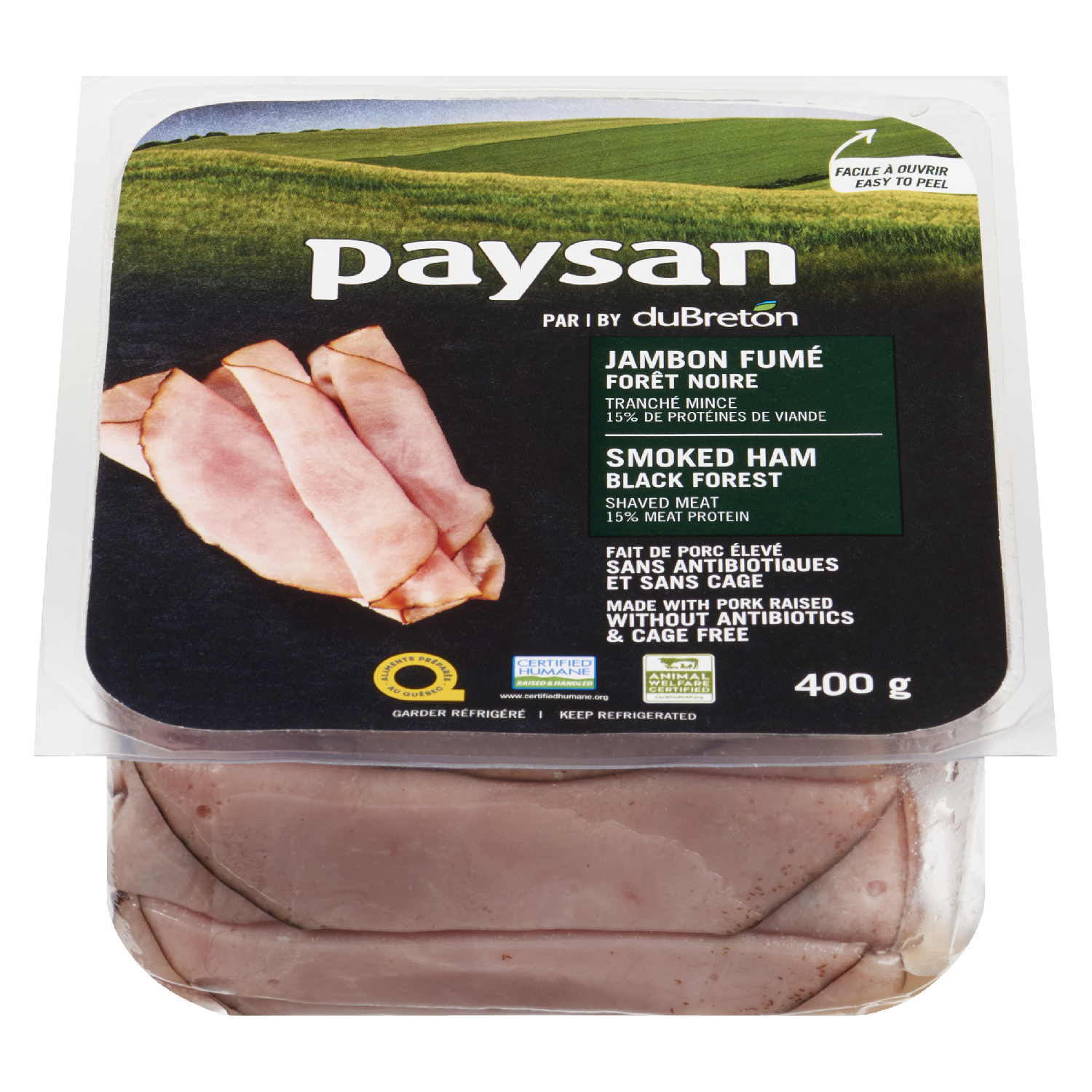Smoked Ham 400 g - Ham | Mayrand