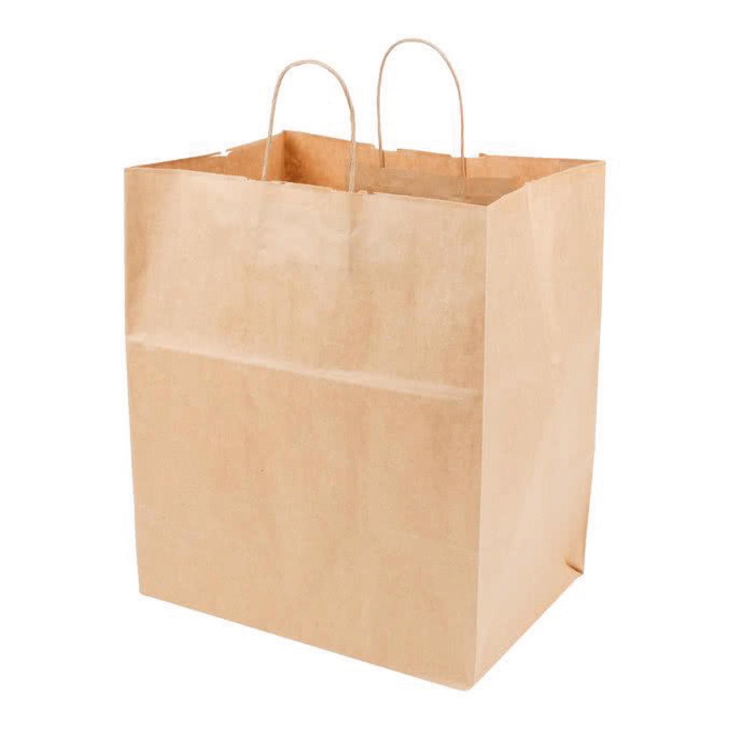 Twisted Handles Paper Bag 14''x10''x16'' x200 - Paper grocery bag