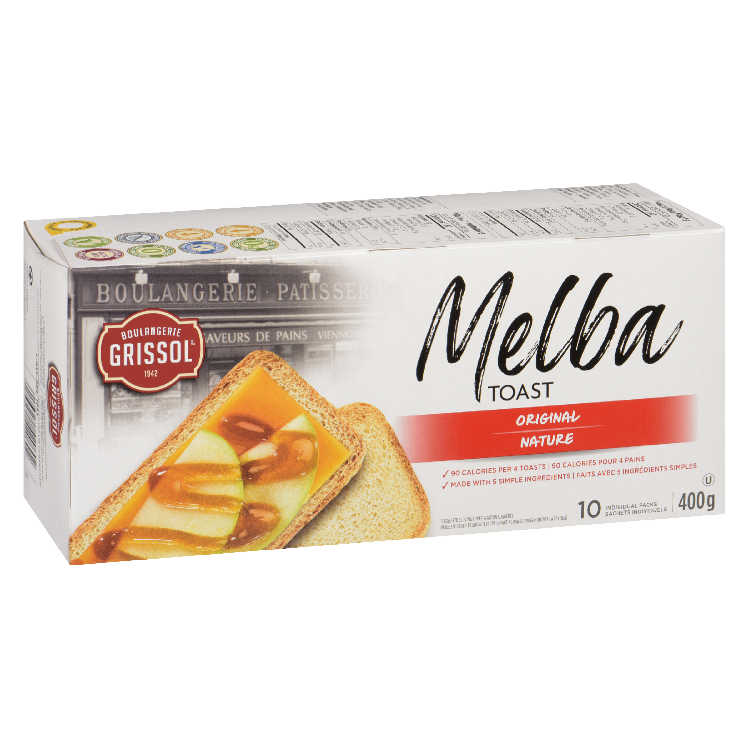Original Melba Toast 400 g Cracker and crispbread Mayrand