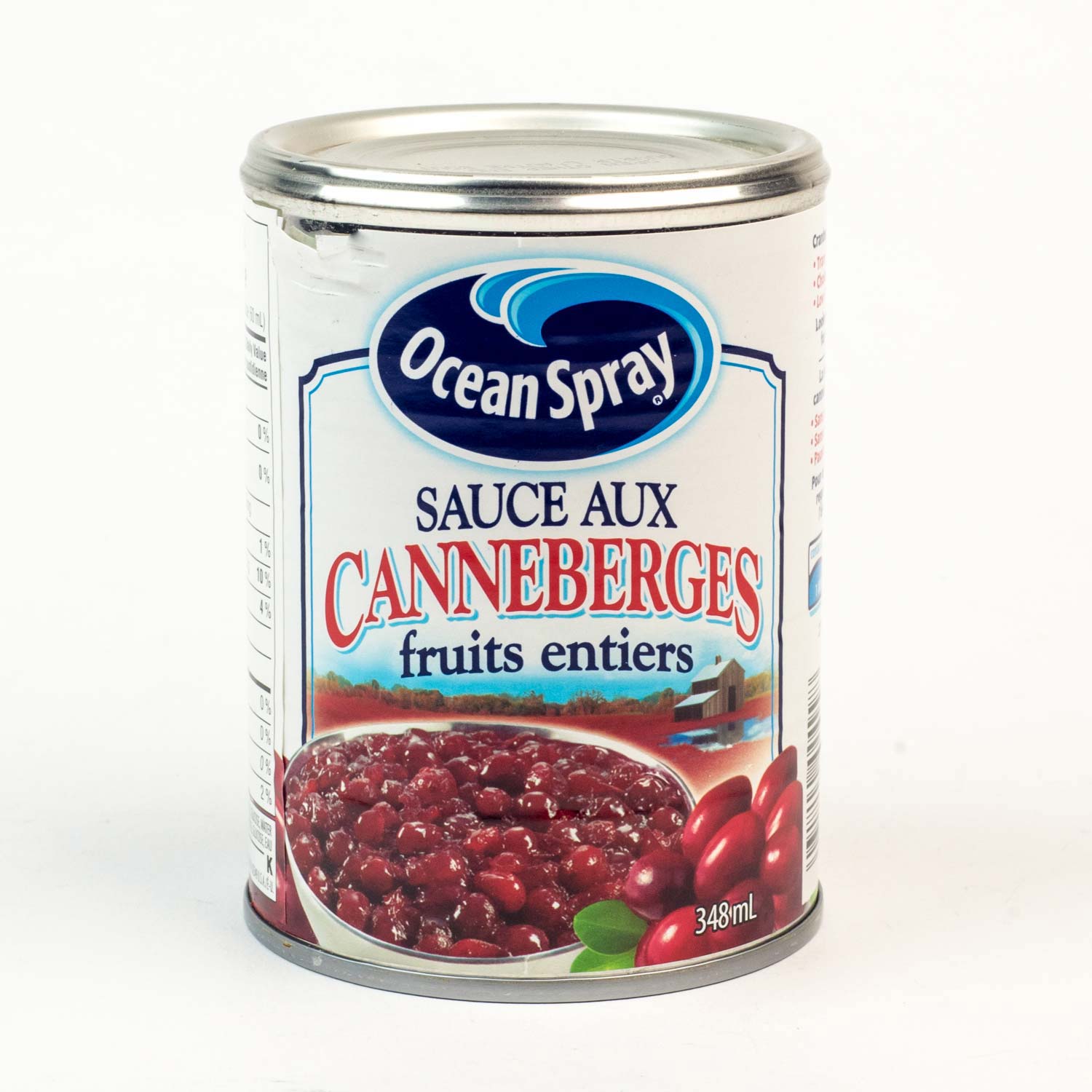 Sauce aux canneberges fruits entiers 384 ml Sauce condiment Mayrand