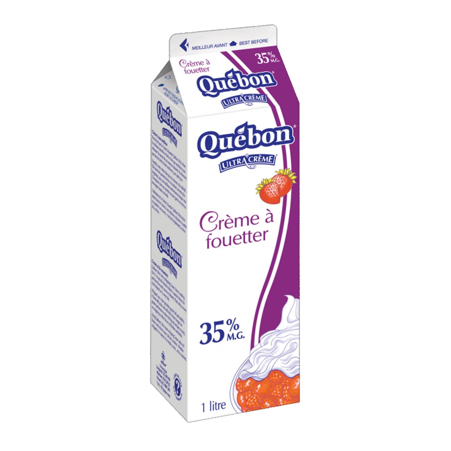 Crème à fouetter 35% 1L - Autre crème