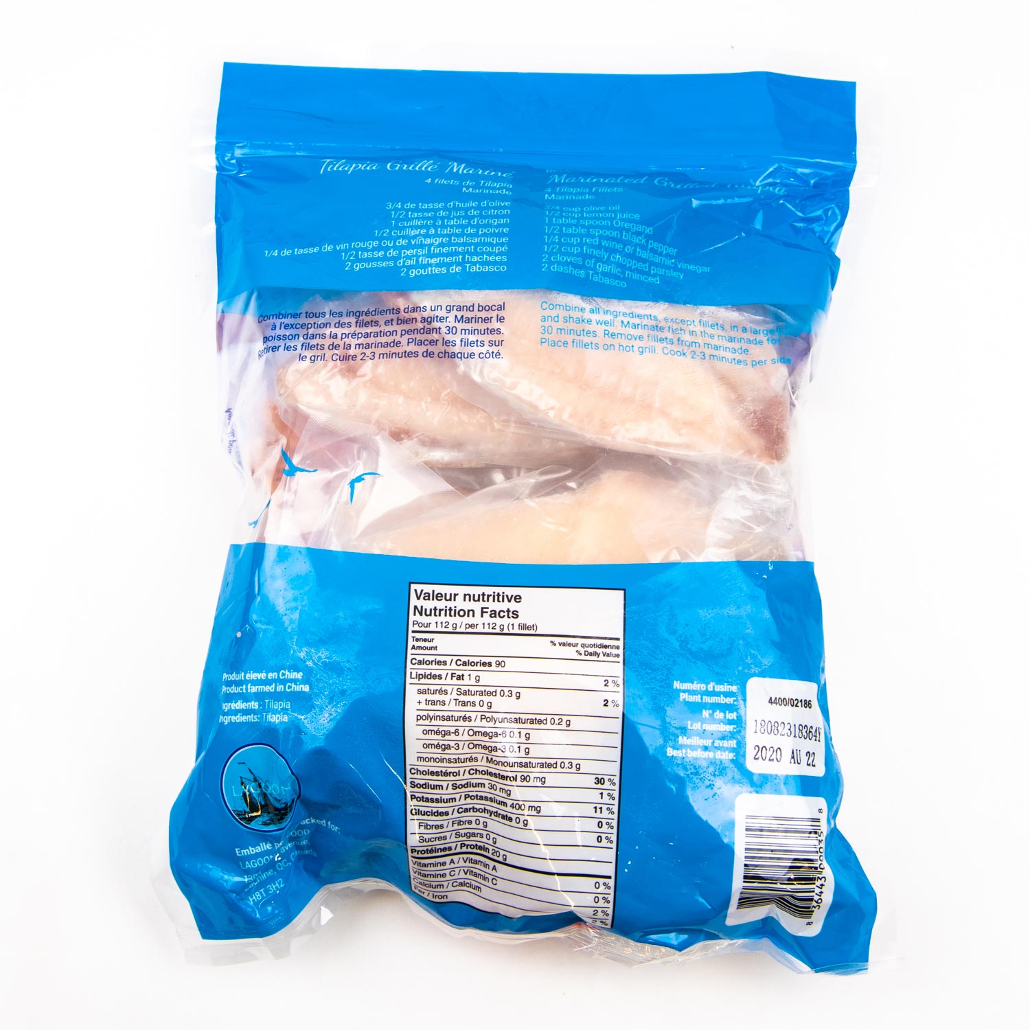 Frozen Tilapia Fillet 2 Lb Haddock Mayrand
