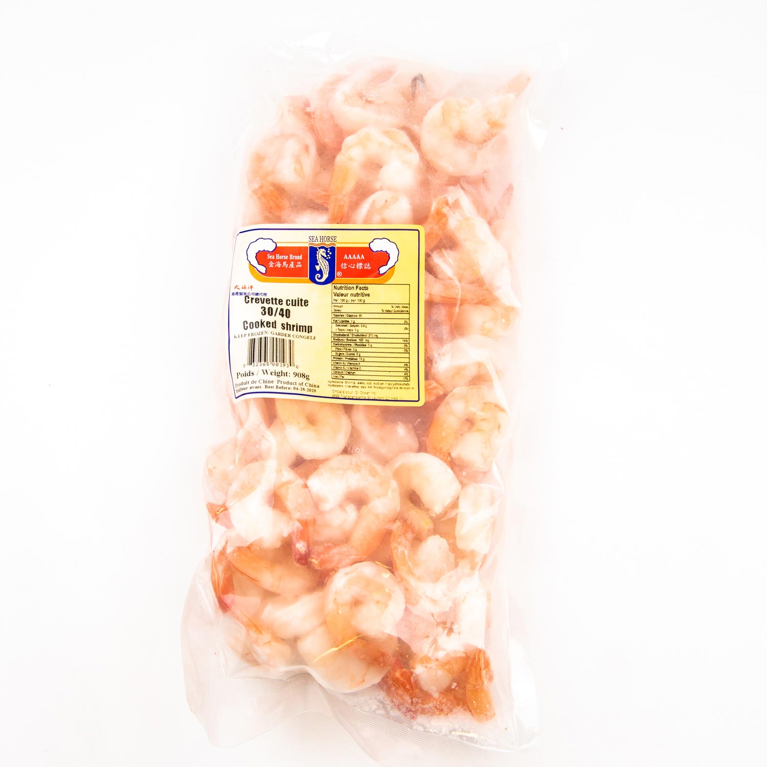 Cooked Shrimps 30/40 2 lb - Cooked shrimp