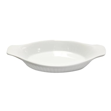 Plat à gratin individuel porcelaine 19 cm