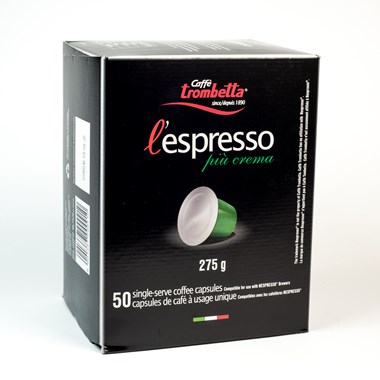 COFFRET CAPSULE CREMEUSE NESPRESSO TRINCA