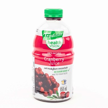 Vision Sant Cranberry Juice 950 m Fresh juice Mayrand