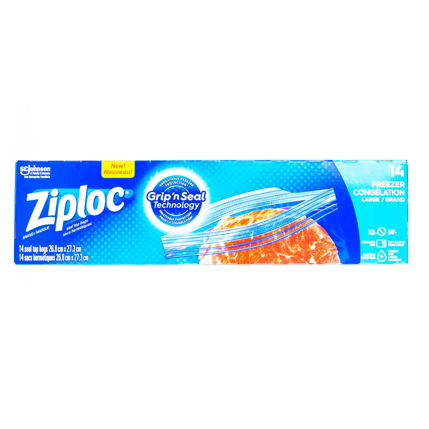 Large shop resealable bags