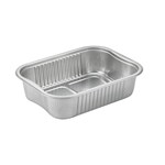 Olymajy Plat en Aluminium Jetable, Plateau en Aluminium Jetable, 25 grands  plateaux de papier daluminium de pièces avec le couvercle, contenants de  nourriture de papier daluminium de 850 ml : : Cuisine