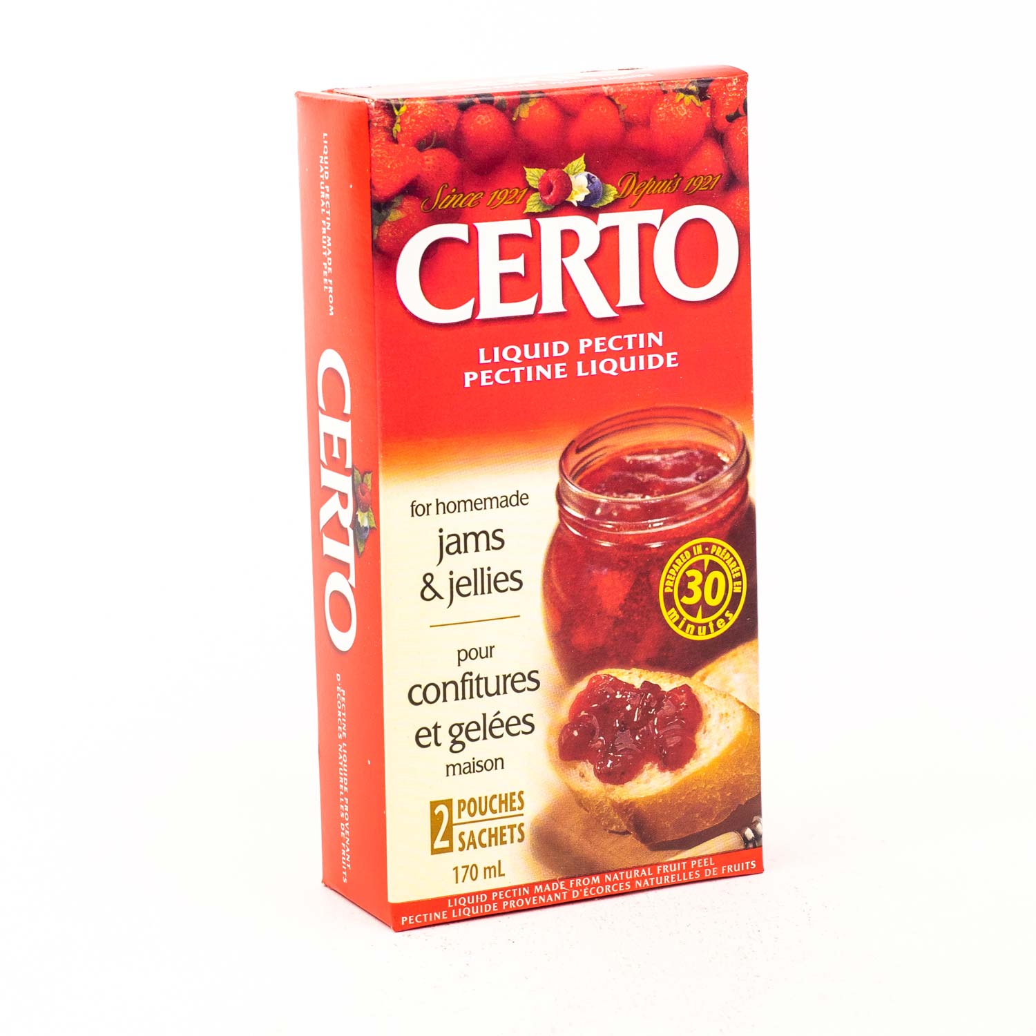 Pectine fruit - Levure et additif | Mayrand