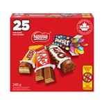 Nestlé Assorted Mini Chocolate Bars, 25pcs, 248g