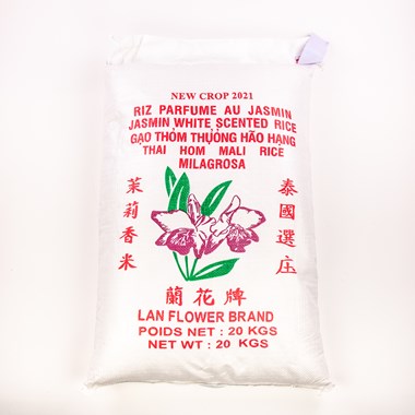 Riz jasmin parfumé 20 kg - Riz et orge