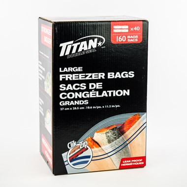 Boîte de 100 sacs congélation 1 l 24x16cm avec attache - RETIF