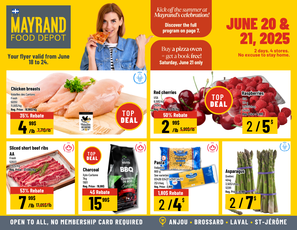 Weekly Special Prices | Mayrand Food Depot