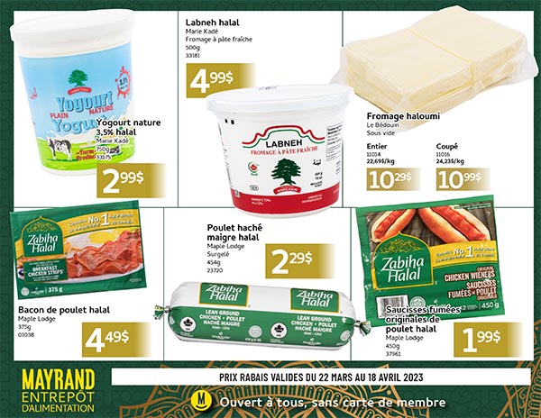 Sélection du ramadan | Mayrand Entrepôt d'Alimentation