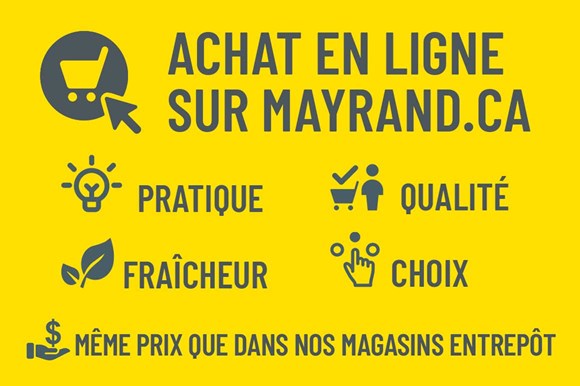 achat en ligne Mayrand | Mayrand Entrepôt d'Alimentation